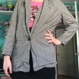 Vintage plaid blazer